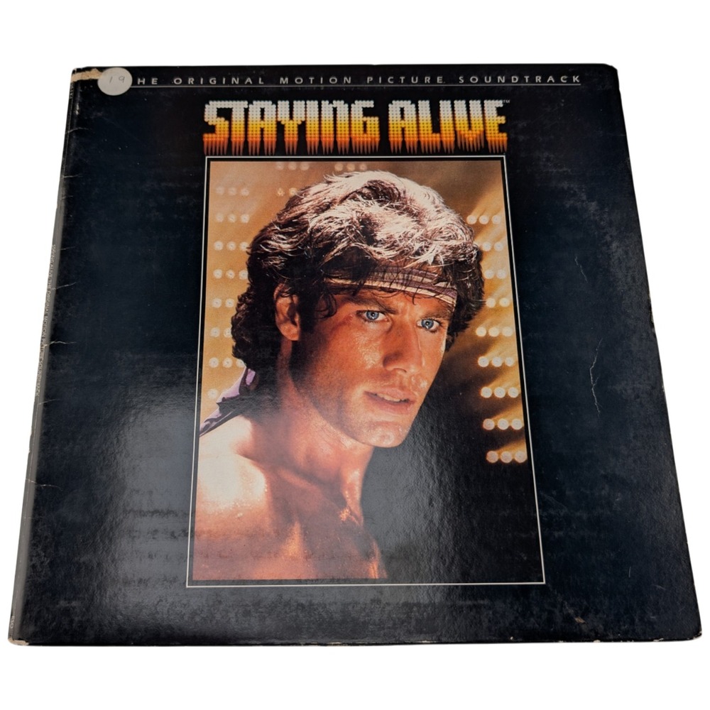 Staying Alive Soundtrack LP 1983 US RSO 422-813 269-1 Y-1 Gatefold EX/VG